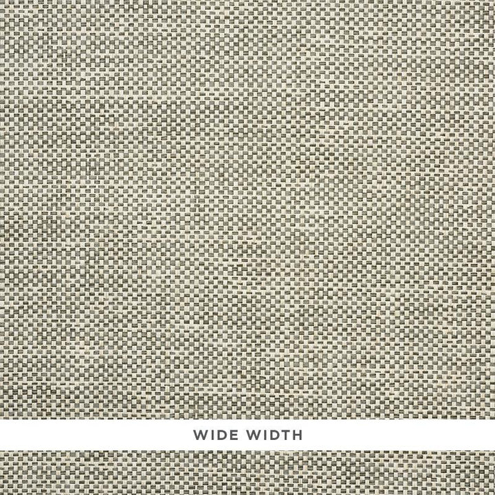 Tonal Paperweave Charcoal 5010293 by Schumacher Wallpaper Down To Earth Textured Wallcovering - Fabric Carolina -
