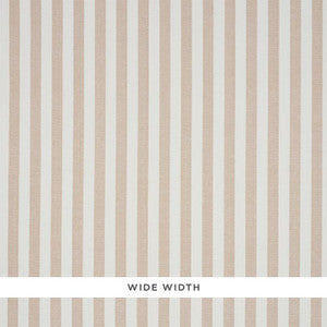 Linen Stripe Sand 5010251 by Schumacher Wallpaper