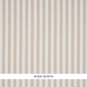 Linen Stripe Sand 5010251 by Schumacher Wallpaper