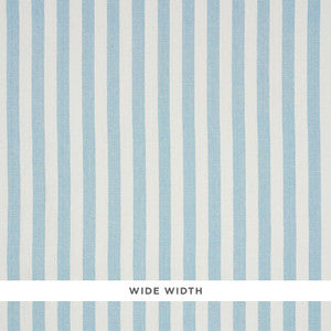 Linen Stripe Sky 5010253 by Schumacher Wallpaper