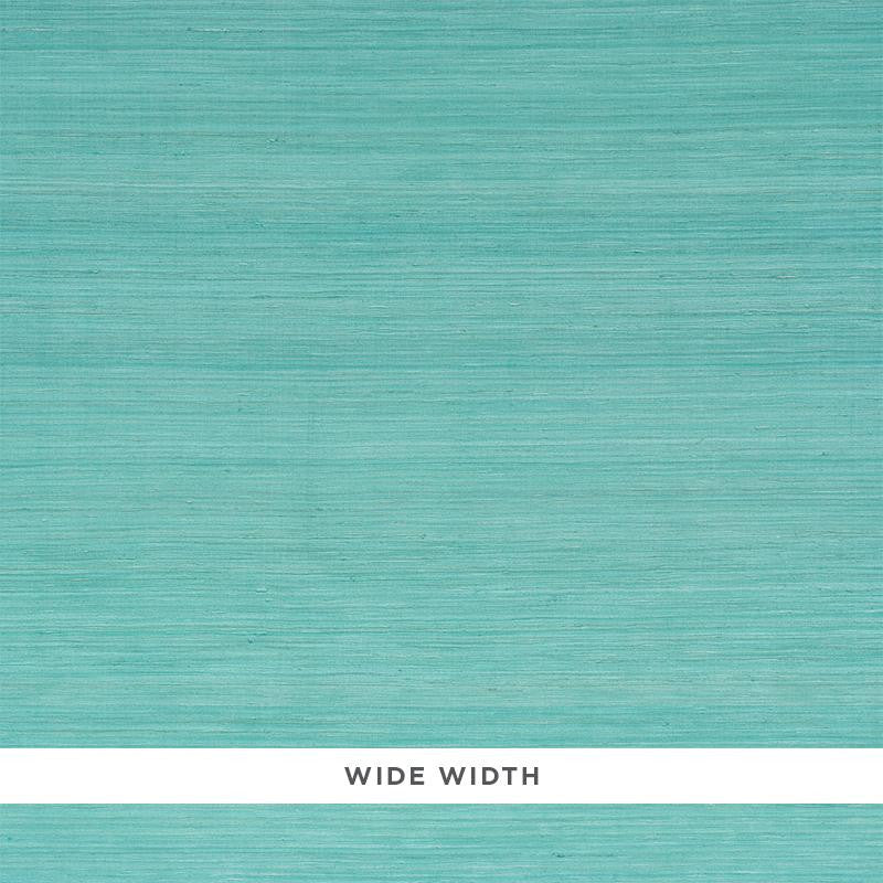 Silk Strie Aqua 5010273 by Schumacher Designer Wallpaper Down To Earth Textured Wallcovering - Swanky Fabrics -