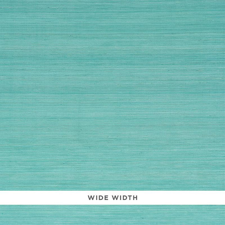 Silk Strie Aqua 5010273 by Schumacher Designer Wallpaper Down To Earth Textured Wallcovering - Swanky Fabrics -