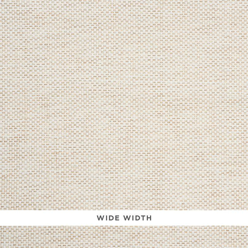 Tonal Paperweave Ivory 5010290 by Schumacher Wallpaper Down To Earth Textured Wallcovering - Fabric Carolina -