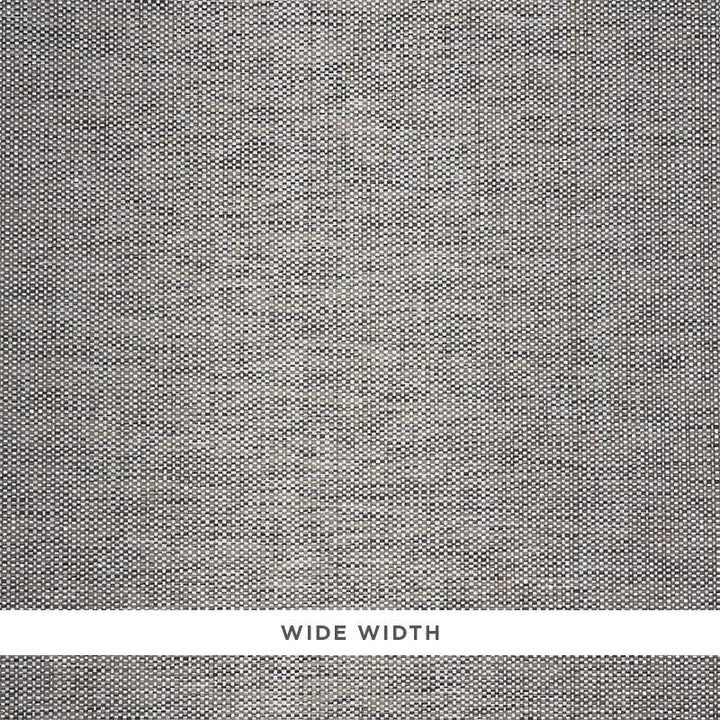 Metal Paperweave Charcoal 5010310 by Schumacher Wallpaper Down To Earth Textured Wallcovering - Fabric Carolina -