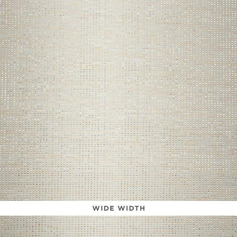 Metal Paperweave Ivory 5010311 by Schumacher Wallpaper Down To Earth Textured Wallcovering - Fabric Carolina -