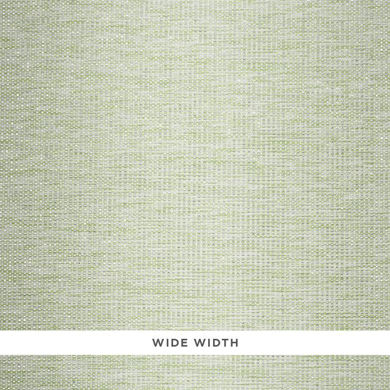 Metal Paperweave Green 5010313 by Schumacher Wallpaper Down To Earth Textured Wallcovering - Fabric Carolina -