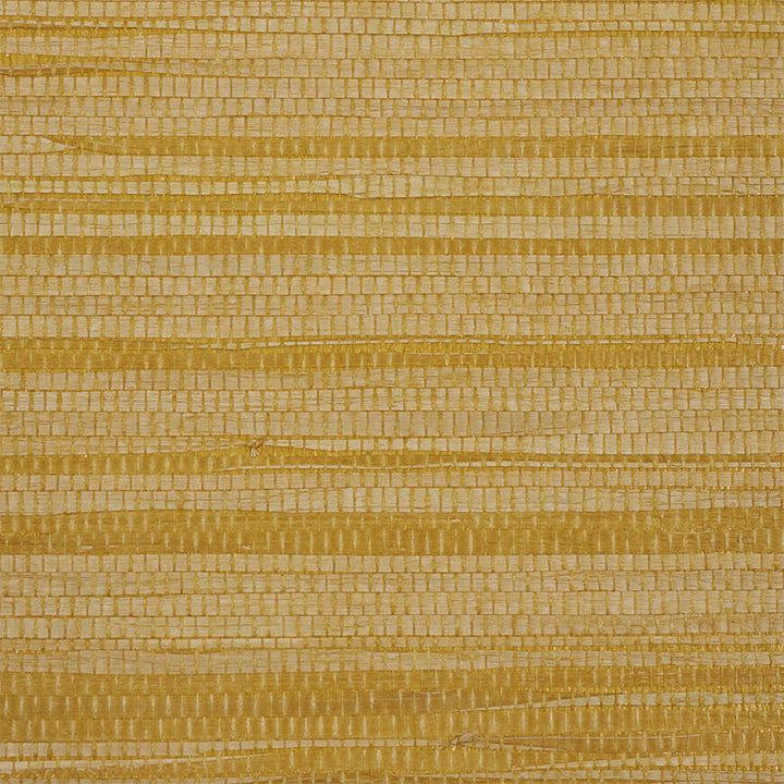 Dyed Raffia Yellow 5010344 by Schumacher Wallpaper Down To Earth Textured Wallcovering - Fabric Carolina -