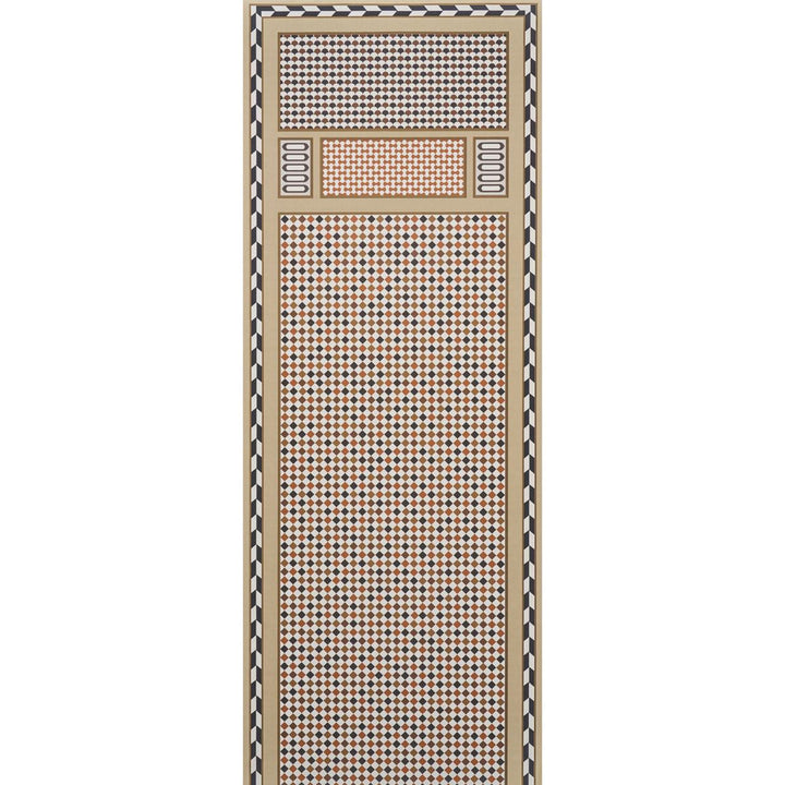 Robinchon Panel B Brown 5007110 by Schumacher Wallpaper Club Cavalier 54.0" - Fabric Carolina -