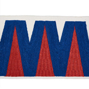 Prado Tape Blue & Red 76063 by Schumacher Trim