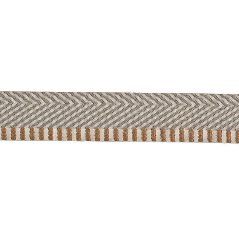 Chevron Twill Tape Natural 76111 by Schumacher Trim Club Cavalier - Fabric Carolina -
