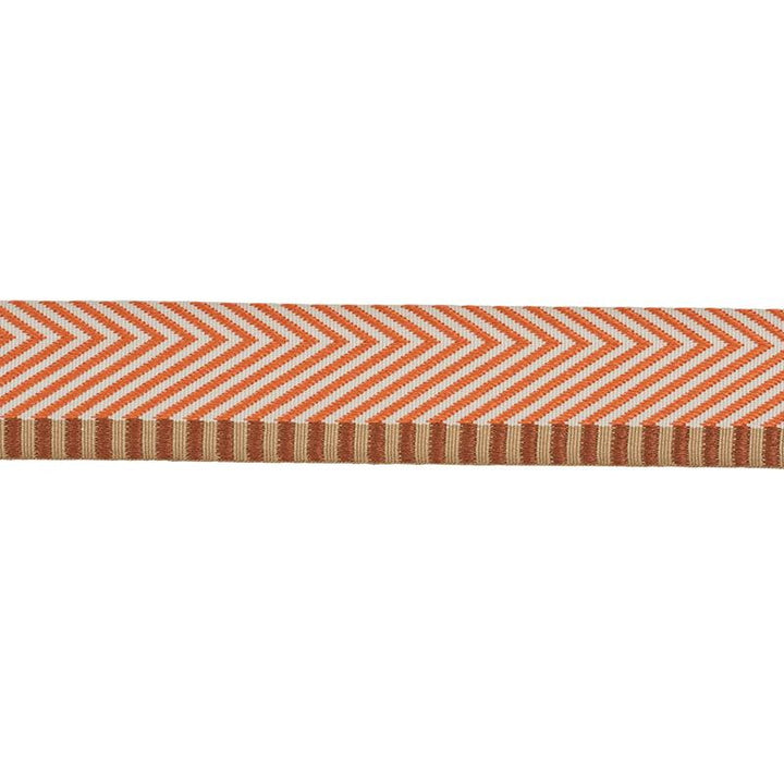 Chevron Twill Tape Orange 76112 by Schumacher Trim Club Cavalier - Fabric Carolina -