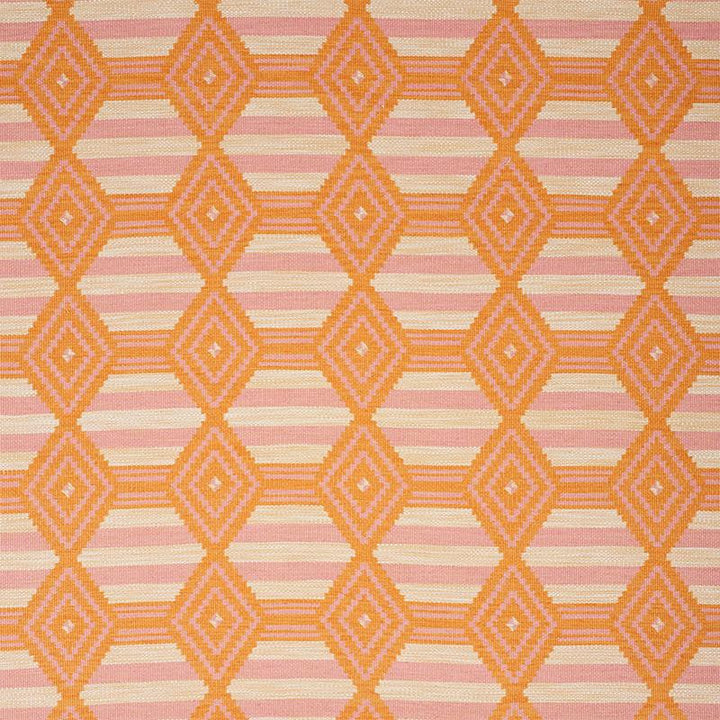 Manta Performance Pink & Orange 77440 by Schumacher Fabric Open Sky 9.5" - Fabric Carolina -