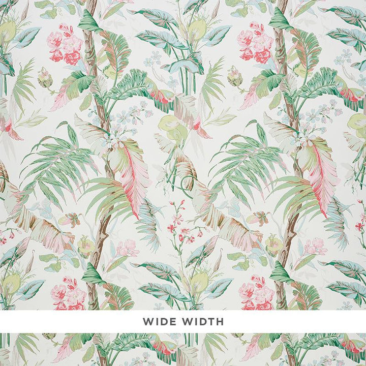 Tropique Blush 5010481 by Schumacher Wallpaper Signature Schumacher 27.0" - Fabric Carolina -