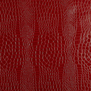 Crocodile Crimson 5005831 by Schumacher Wallpaper