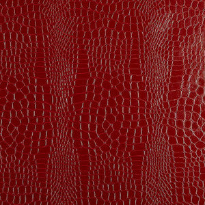 Crocodile Crimson 5005831 by Schumacher Wallpaper