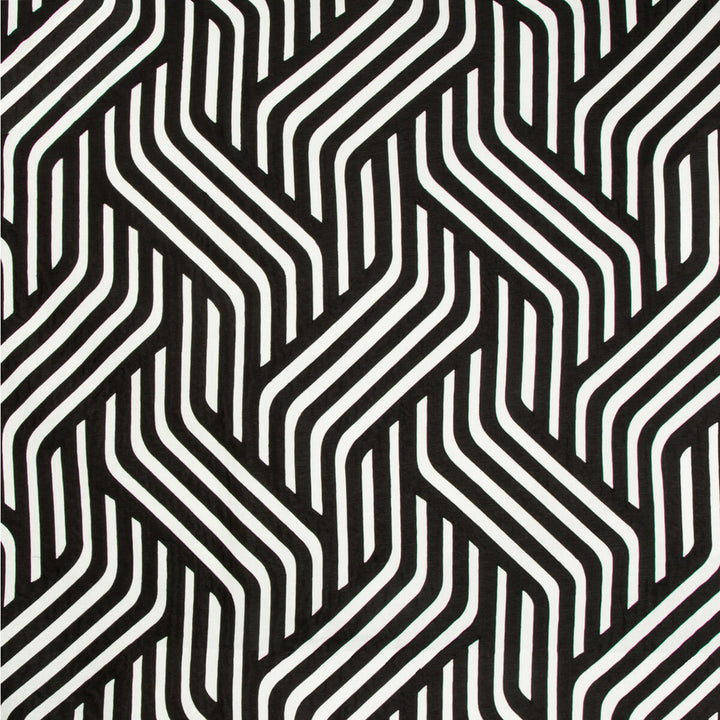 Proxmire Ivory/Noir by Kravet Couture Fabric MODERN TAILOR LINEN - 54%;VISCOSE - 43%;SILK - 3% India Horizontal: 16.75 and Vertical: 15.5 51 - Fabric Carolina -
