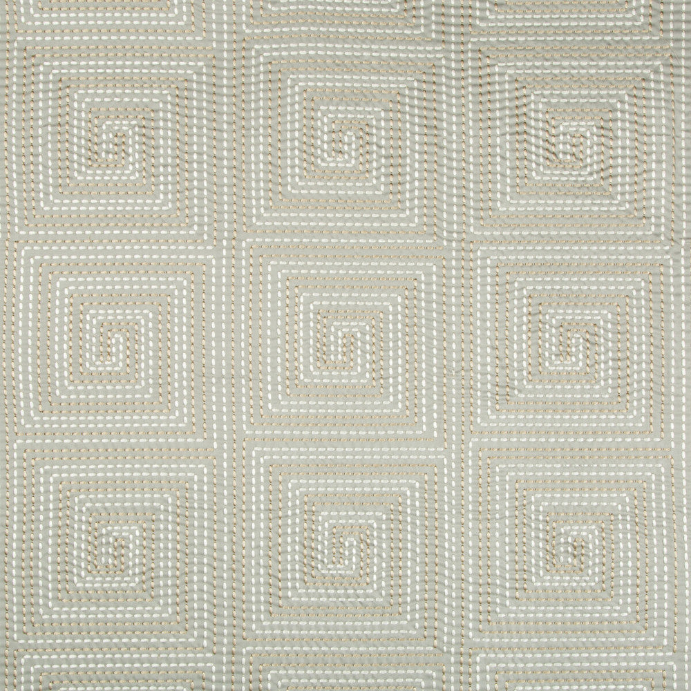 Edge Stitch Platinum by Kravet Couture Fabric MODERN TAILOR COTTON - 65%;RAYON - 35% India HEAVY Horizontal: 17.31 and Vertical: 15.74 52 - Fabric Carolina -