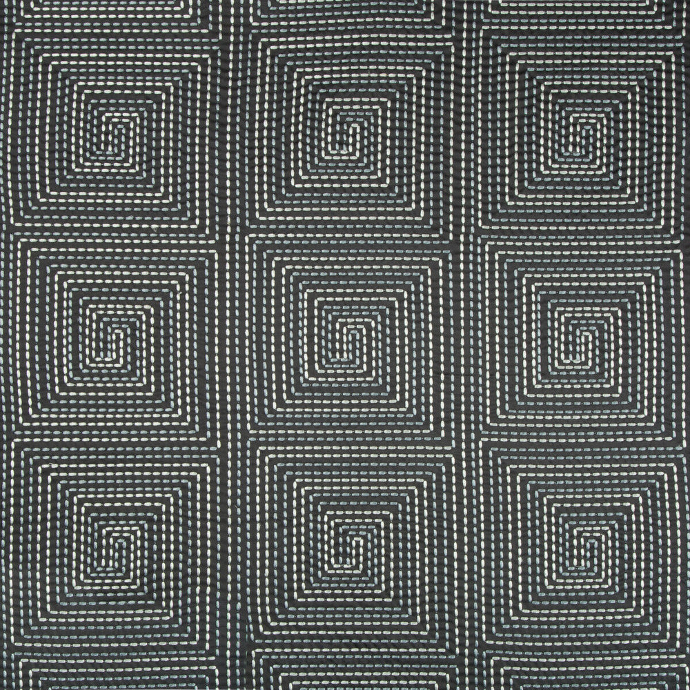 Edge Stitch Steel by Kravet Couture Fabric MODERN TAILOR COTTON - 65%;RAYON - 35% India HEAVY Horizontal: 17.31 and Vertical: 15.74 52 - Fabric Carolina -