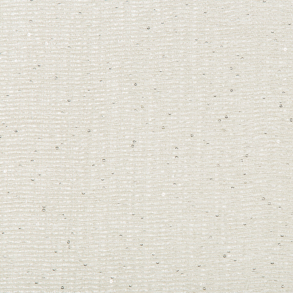Tinseled Silver by Kravet Couture Designer Fabric SUE FIRESTONE MALIBU COTTON - 34%;POLYESTER - 30%;LINEN - 23%;RAYON - 13% United States - Horizontal: - and Vertical: - 54 - Swanky Fabrics -