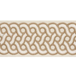 Mandeville Tape Dune 77150 by Schumacher Trim