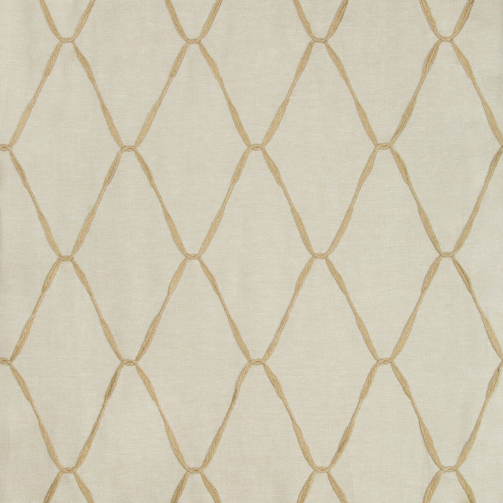 Looped Ribbons Linen by Kravet Couture Designer Fabric SUE FIRESTONE MALIBU LINEN - 100% Turkey - Horizontal: 10.5 and Vertical: 6 98 - Swanky Fabrics -
