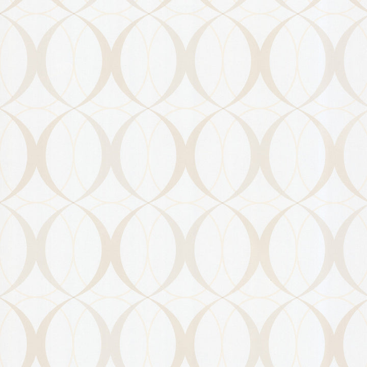 Circulate Pearl Retro Orb Wallpaper by Beacon House Zinc Covers about 56.4 square feet 20.5-in by 33-ft long roll Unpasted 10.4 - Fabric Carolina -