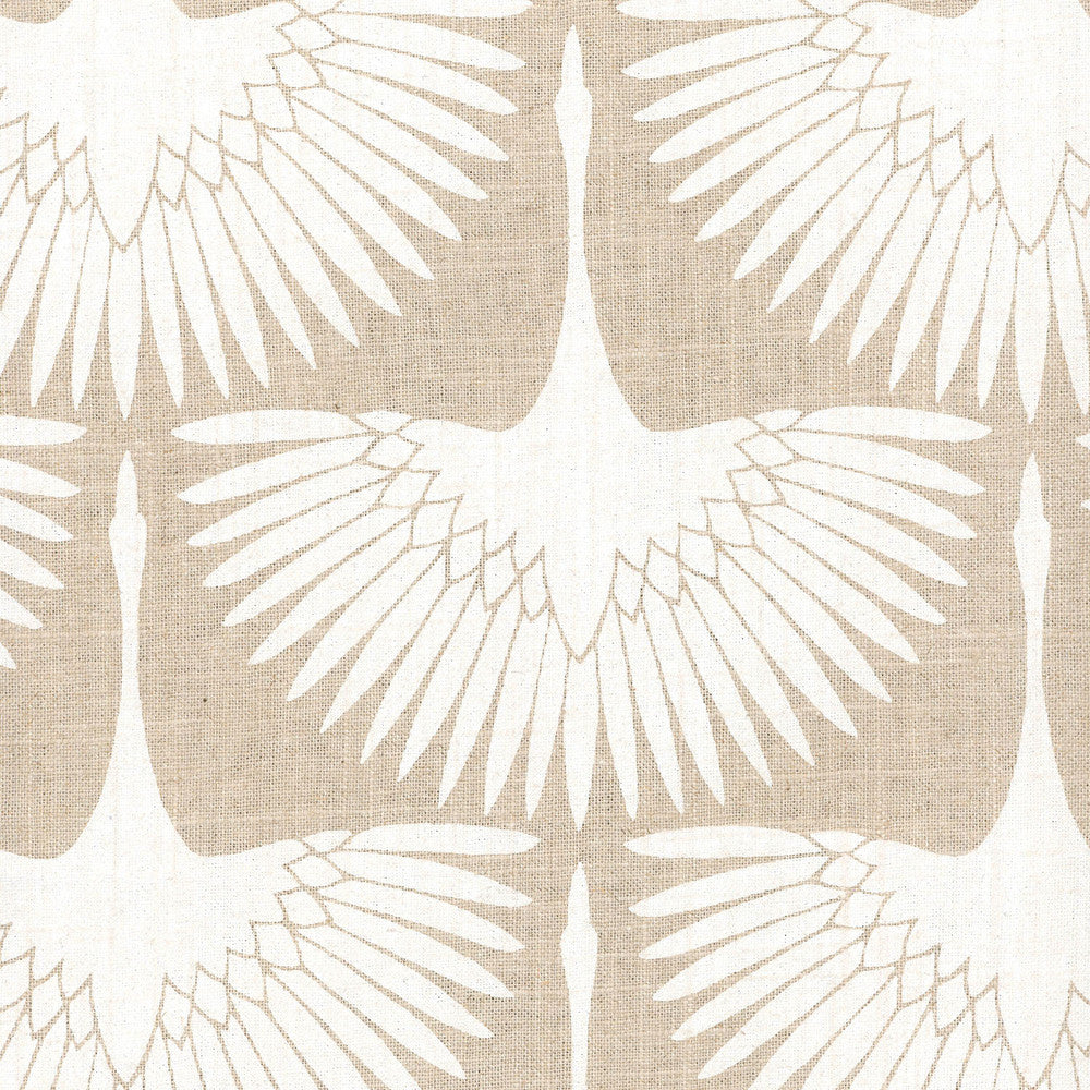 Flock Circa Chalk 450060 by Genevieve Gorder. Tracy Porte Fabric - 55% Linen 45% Rayon CHINA 24000 Horizontal: 4.5 and Vertical: 8.4 54 - Fabric Carolina -