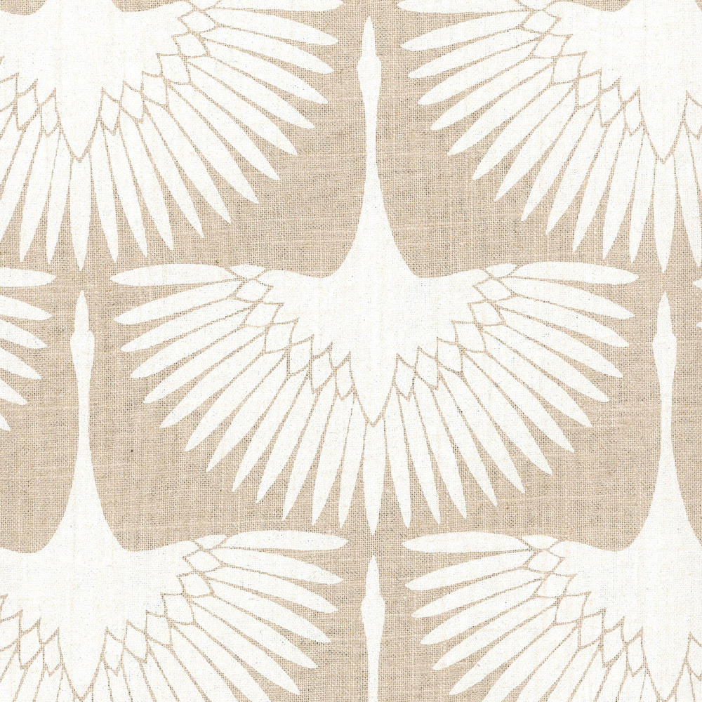 Flock Circa Chalk 450060 by Genevieve Gorder Fabric Genevieve Gorder 55%Linen 45%Rayon CHINA Horizontal: 4.5 and Vertical: 8.4 54" - Fabric Carolina -