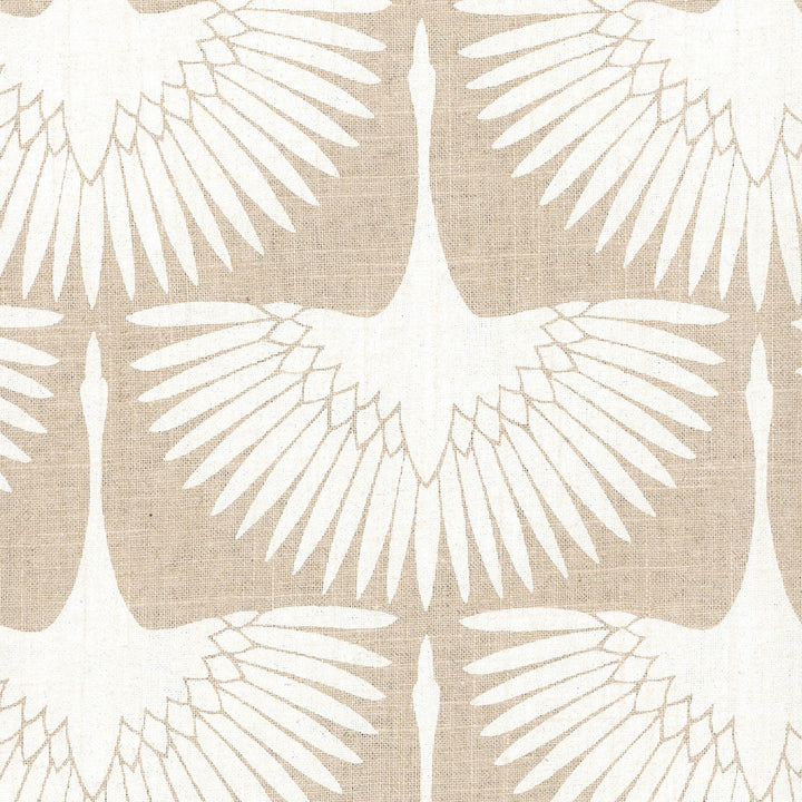 Flock Circa Chalk 450060 by Genevieve Gorder Fabric Genevieve Gorder 55%Linen 45%Rayon CHINA Horizontal: 4.5 and Vertical: 8.4 54" - Fabric Carolina -
