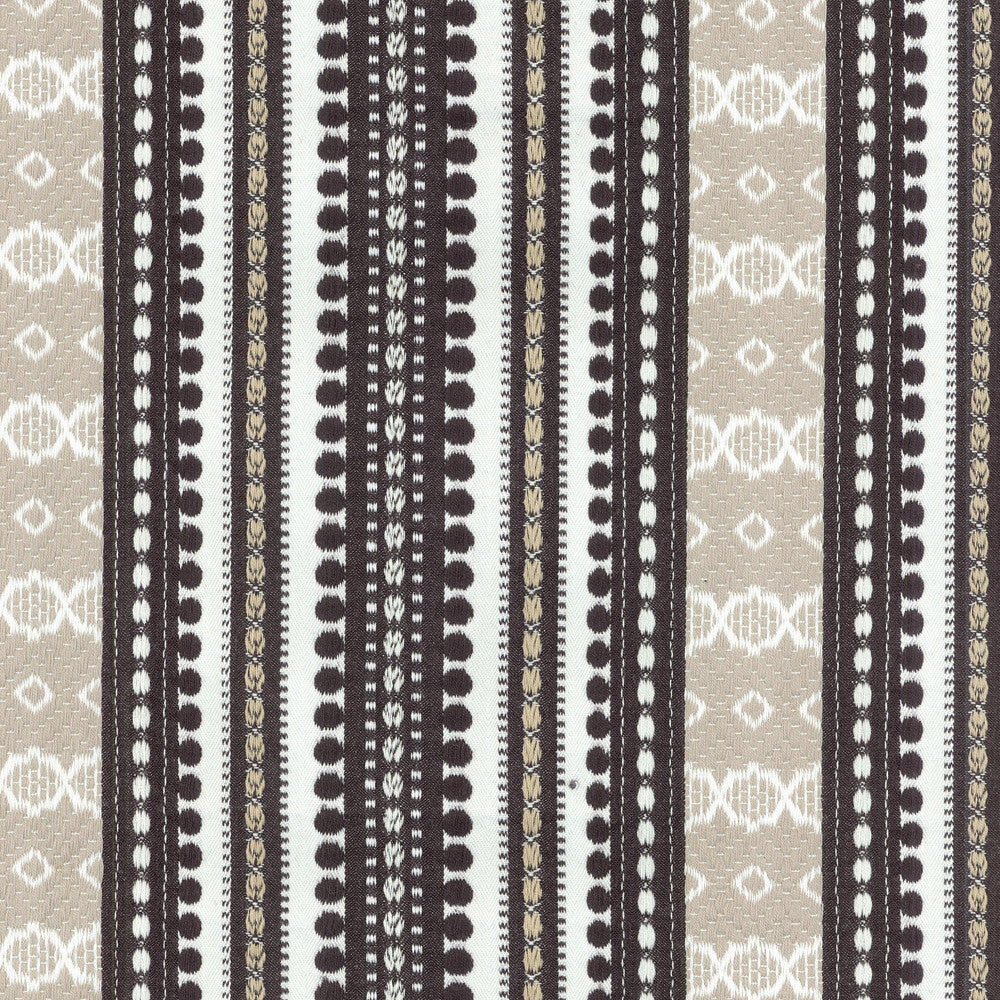 Ancient Stripe Onyx 450070 by Genevieve Gorder Fabric - 100% COTTON, EMB: 100% VISCOSE China 18000 Horizontal: 7.125 and Vertical: 1.75 57 - Fabric Carolina -