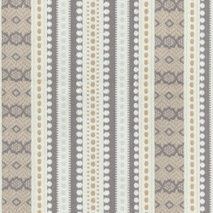 Ancient Stripe Dusk 450071 by Genevieve Gorder Fabric