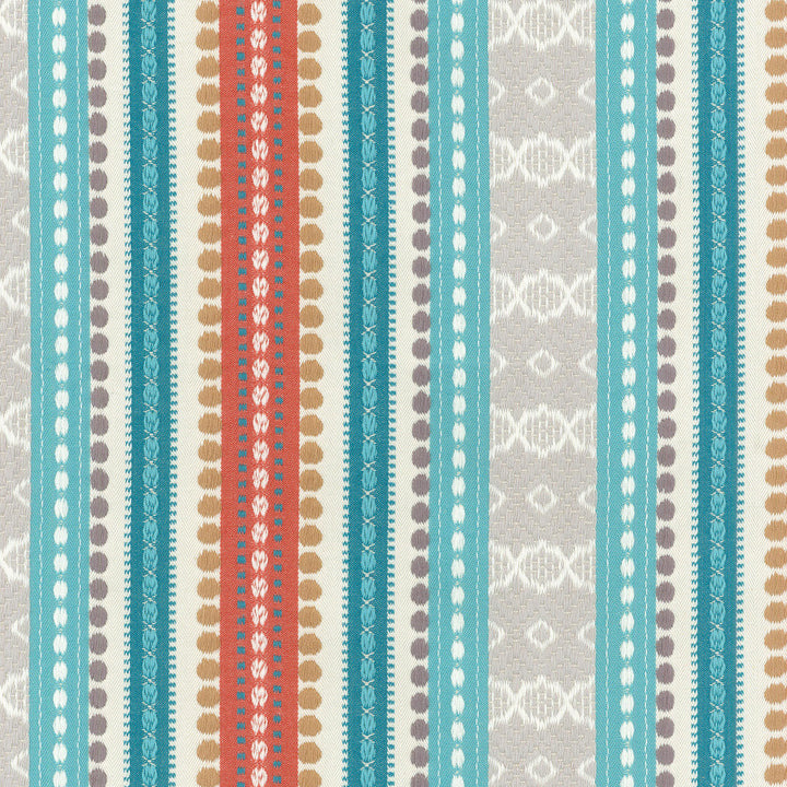 Ancient Stripe Adobo 450072 by Genevieve Gorder Fabric - 100% COTTON China 18000 Horizontal: 7.125 and Vertical: 1.75 57 - Fabric Carolina -