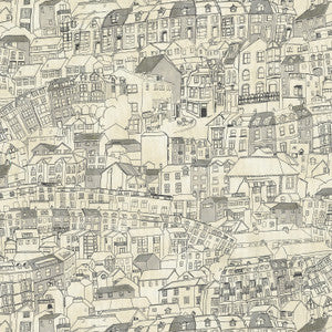 City Streets Steam 450120 by Genevieve Gorder Fabric