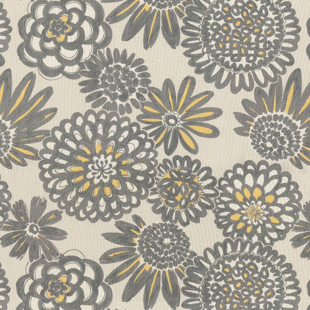 Ggo Flower Pops Cloud Srd 450160 by Genevieve Gorder Fabric Genevieve Gorder 100% Spun Polyester U.S.A. Abrasion Standard: General Use Horizontal: 27 and Vertical: 25.25 54" - Fabric Carolina -