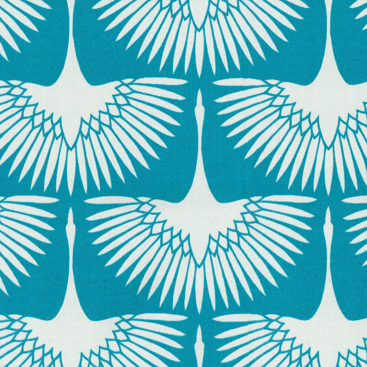 Od Flock Cerulean 450172 by Genevieve Gorder Fabric Genevieve Gorder 100% Spun Polyester U.S.A. Abrasion Standard: General Use Horizontal: 4.5 and Vertical: 8.42 54" - Fabric Carolina -