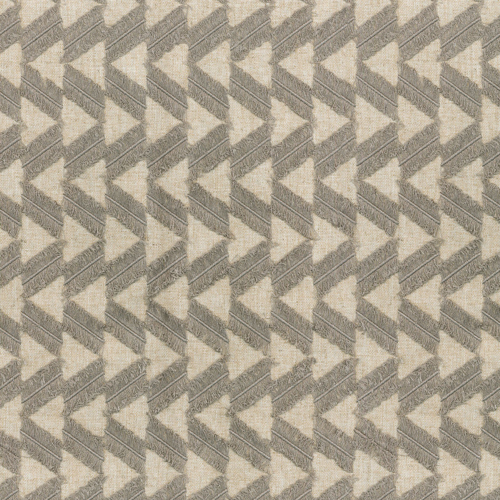 Fringe Benefits Pewter 450210 by Genevieve Gorder Fabric - 86% COTTON 14% POLYESTER India 51000 Horizontal: 1 and Vertical: 3 57 - Fabric Carolina -