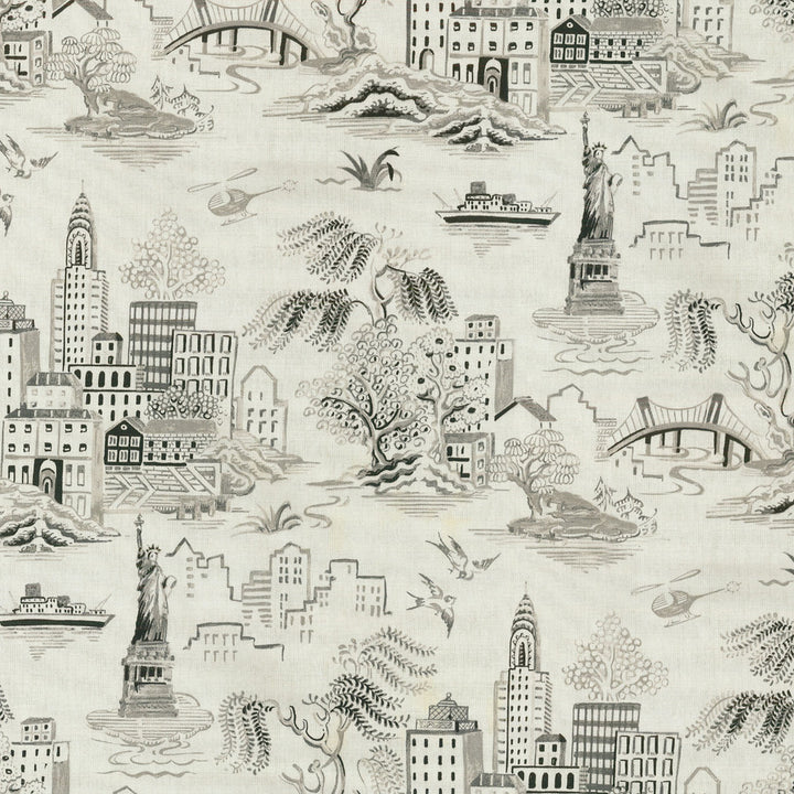 Gotham Chinoise Inked 450260 by Genevieve Gorder Fabric - 100% COTTON USA 51000 Horizontal: 13.5 and Vertical: 25.25 54 - Fabric Carolina -