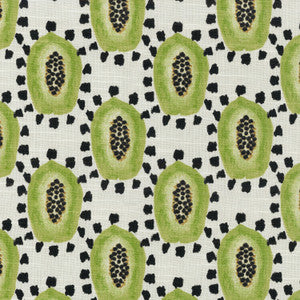 Maya Papayas Matcha 450281 by Genevieve Gorder Fabric