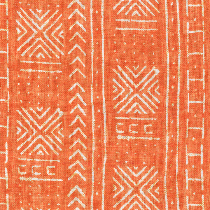 Mali Mud Cloth Tiger Lily 450302 by Genevieve Gorder Fabric - 55% LINEN 45% RAYON CHINA 24000 Horizontal: 13.5 and Vertical: 13.5 54 - Fabric Carolina -
