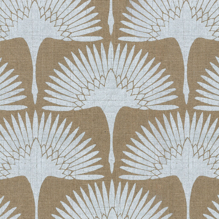Flock Circa Metal Mercury 450330 by Genevieve Gorder Fabric SECOND VERSE 55% Linen 45% Rayon CHINA Wyzenbeek 24,000 Horizontal: 4.50" and Vertical: 8.40" 54" - Fabric Carolina -