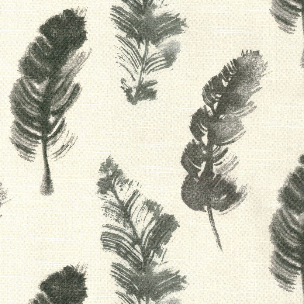 Feather Fall Inked 450350 by Genevieve Gorder Fabric - 100% COTTON USA 15000 Horizontal: 13.5 and Vertical: 13.5 54 - Fabric Carolina -