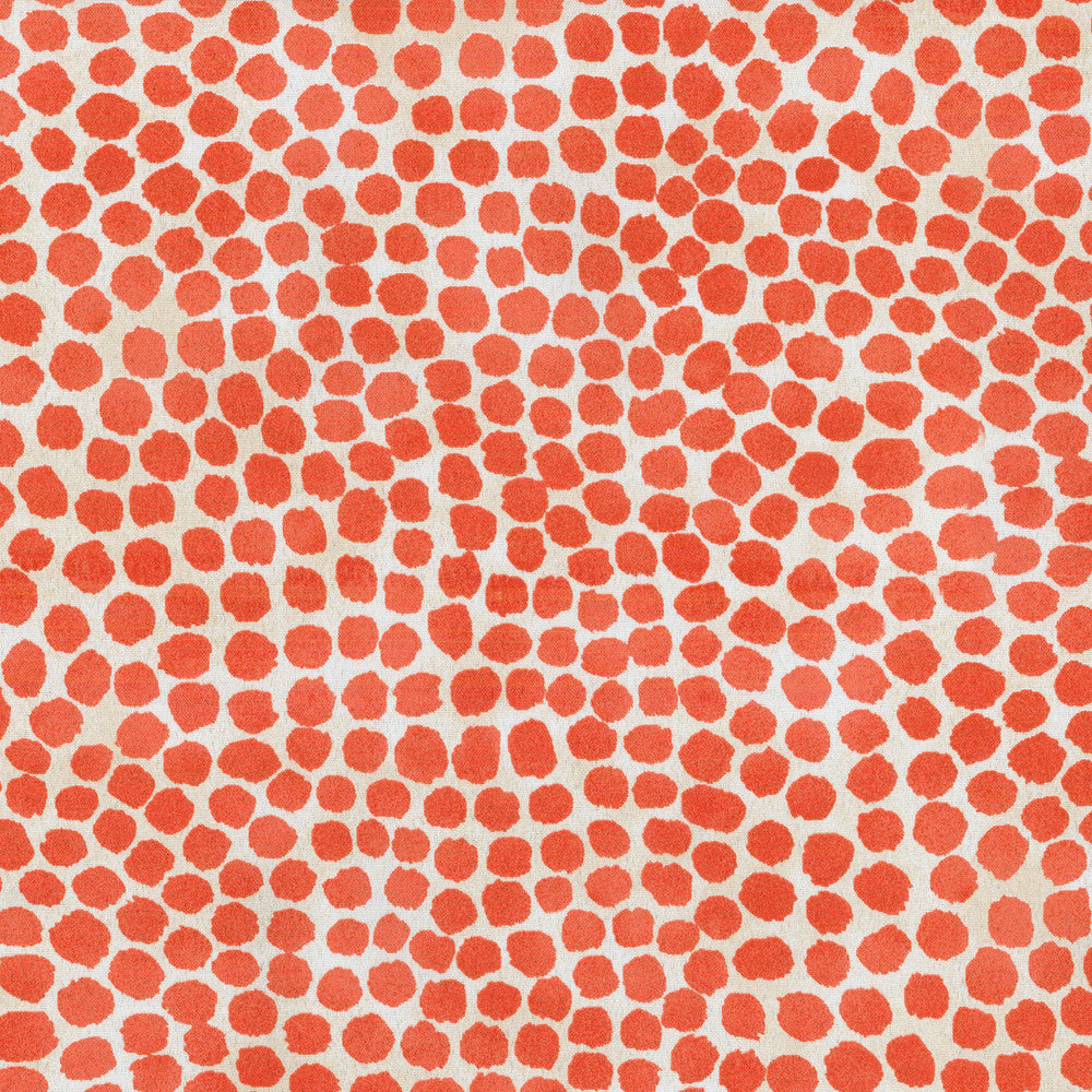 Od Puff Dotty Coral 450360 by PKL Studio Fabric - 100%Polyester U.S.A. 51000 Horizontal: 13.5 and Vertical: 18 54 - Fabric Carolina -