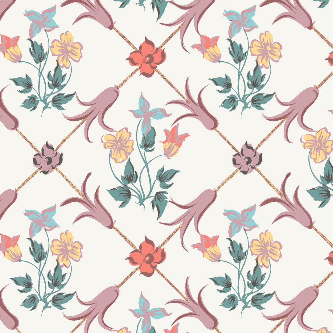 Tessin - Multi by Schumacher Wallcovering