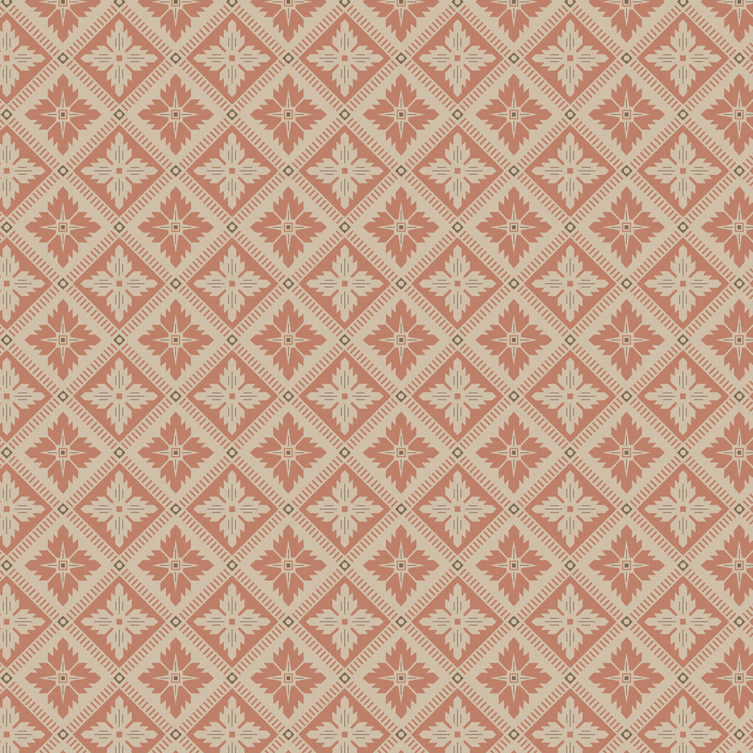 Loka - Terracotta by Schumacher Wallcovering