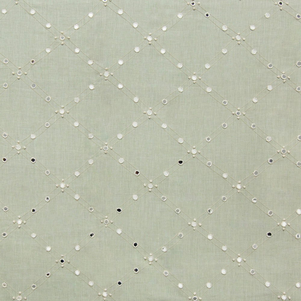 Mirari Sea Glass by Kravet Design Fabric ALEXA HAMPTON MALLORCA LINEN - 63%;GLASS - 26%;SPUN POLYESTER - 11% India - Horizontal: 8.75 and Vertical: 7.75 52 - Fabric Carolina -