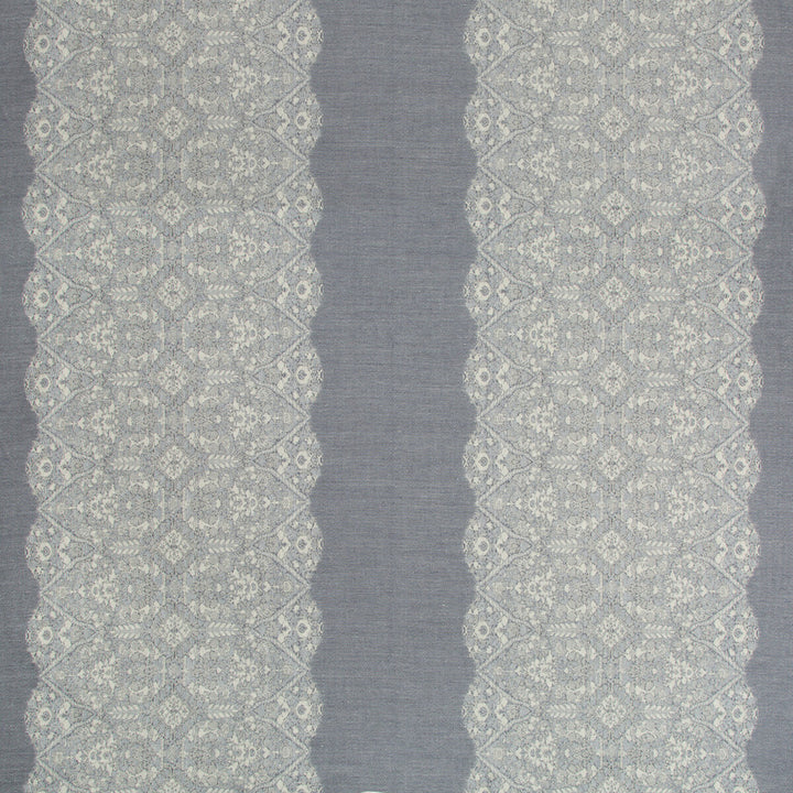 Garrick Paisley Blue Aura by Kravet Couture Fabric DAVID PHOENIX WELL-SUITED WOOL - 55%;LINEN - 45% India - Horizontal: 27 and Vertical: 5.13 54 - Fabric Carolina -