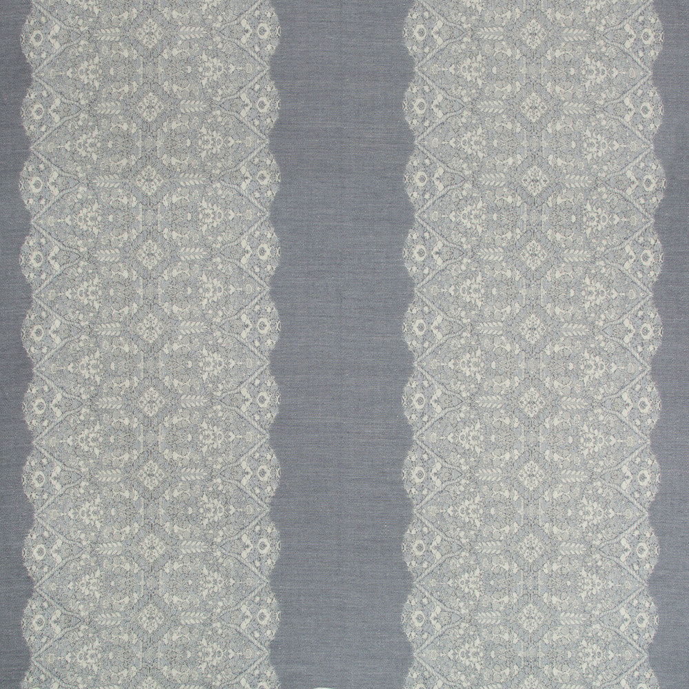 Garrick Paisley Blue Aura by Kravet Couture Fabric DAVID PHOENIX WELL-SUITED WOOL - 55%;LINEN - 45% India Horizontal: 27 and Vertical: 5.13 54 - Fabric Carolina -
