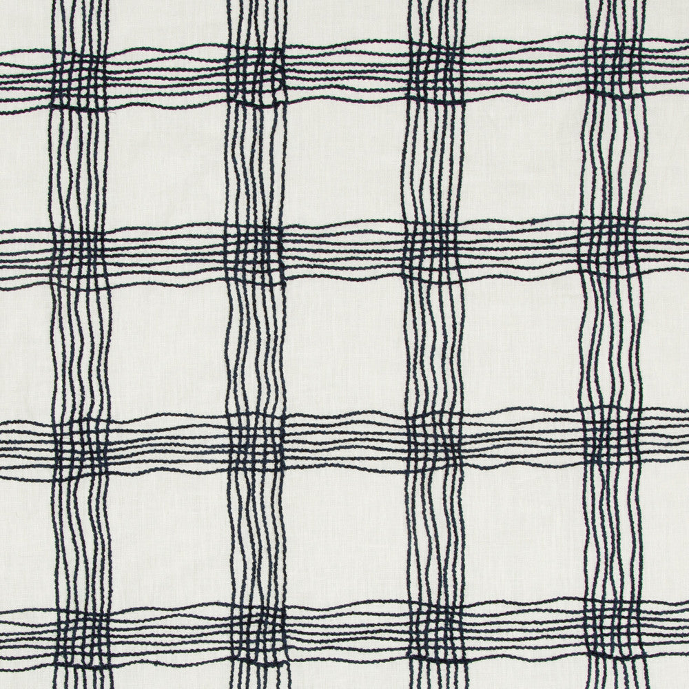 Louxor Chenille Sapphire by Kravet Design Fabric KATE SPADE AMUSEMENTS LINEN - 79%;VISCOSE CHENILLE - 21% India Horizontal: 9.25 and Vertical: 15.25 50 - Fabric Carolina -