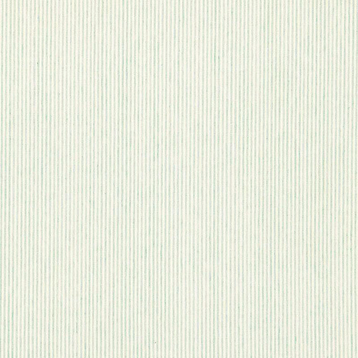 Wesley Ticking Stripe Aqua 65984 by Schumacher Designer Fabric Sea Island Stripe - Swanky Fabrics -
