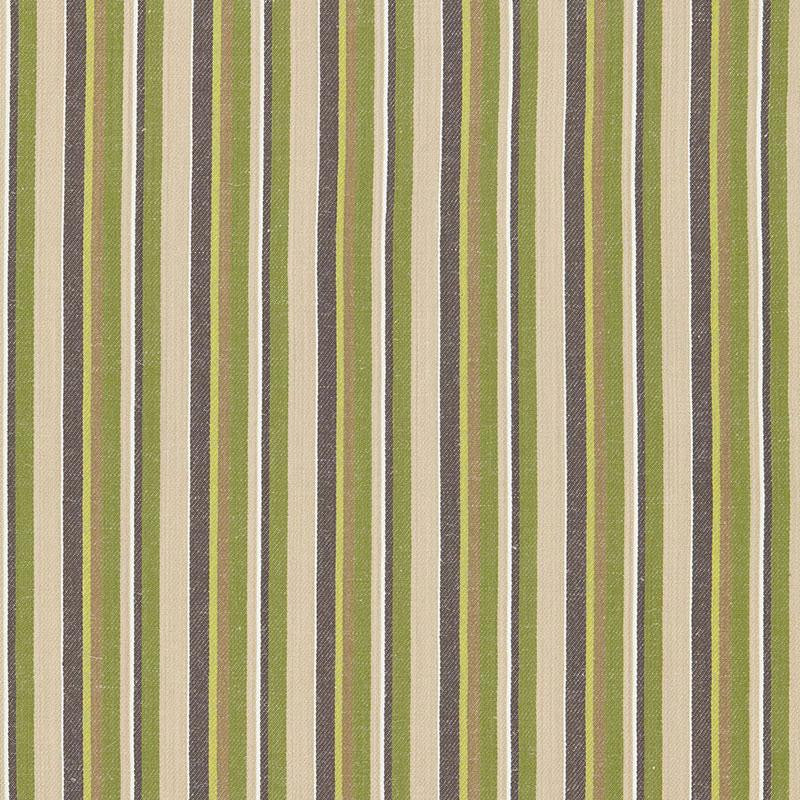 Kiawah Stripe Vert 66031 by Schumacher Fabric Sea Island Stripe 4.12" - Fabric Carolina -
